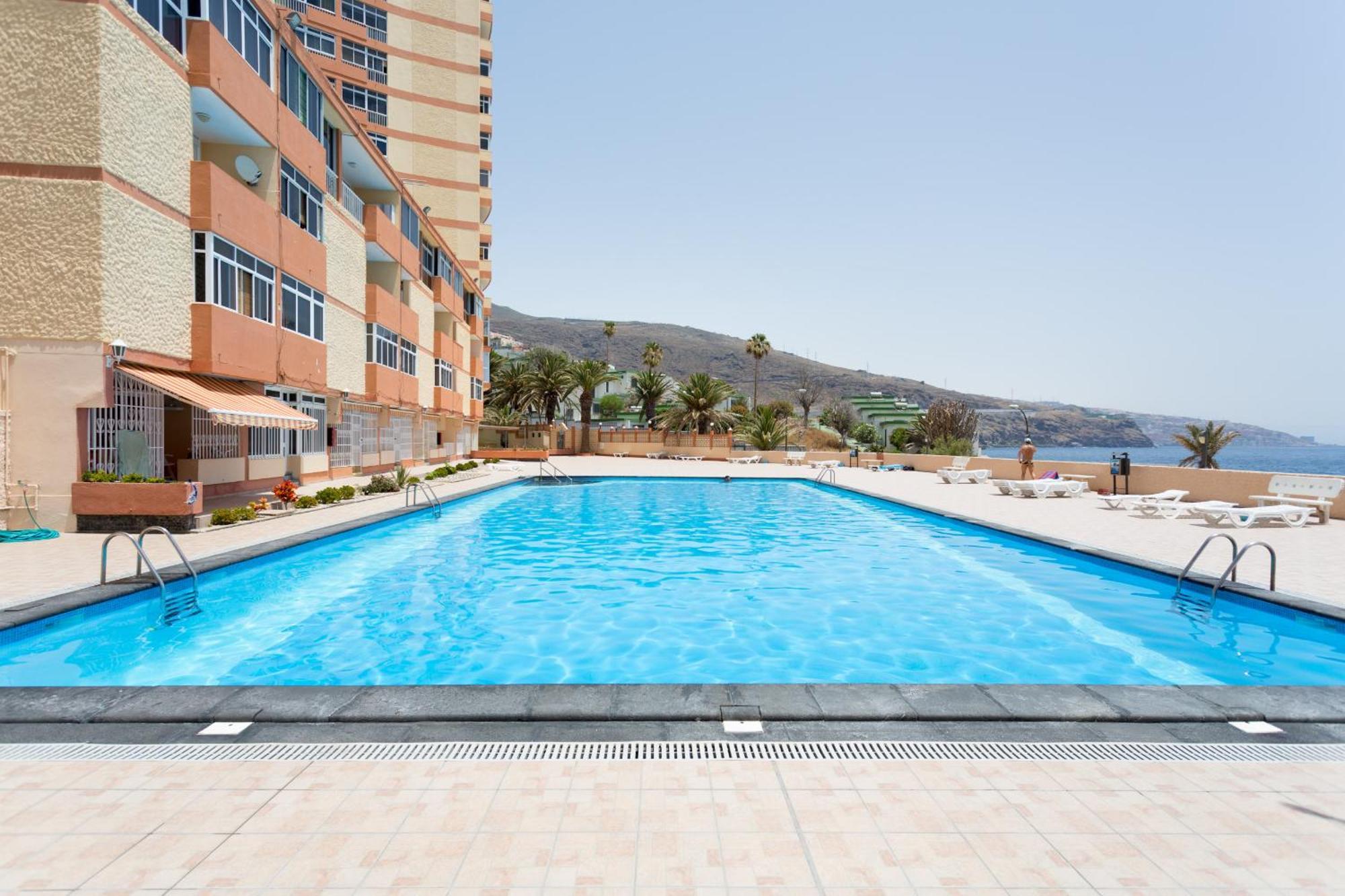 Frontline Duplex Las Arenitas With Pool 칸델라리아 외부 사진